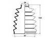 Faltenbalg, Antriebswelle CV Boot:163 330 03 85