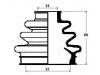Manguito de junta homocinética CV Boot:33 21 1 229 213